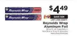 ShopRite Reynolds Wrap Aluminum Foil offer