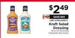 ShopRite Kraft Salad Dressing offer