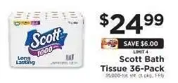 ShopRite Scott Bath Tissue 36-Pack offer