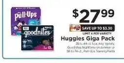 ShopRite Huggies Giga Pack offer