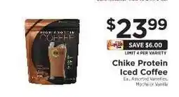 ShopRite Chike Protein Iced Coffee offer