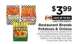 ShopRite Restaurant Brands Potatoes & Onions offer