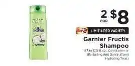 ShopRite Garnier Fructis Shampoo offer