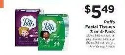 ShopRite Puffs Facial Tissues offer