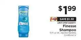 ShopRite Finesse Shampoo offer