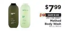 ShopRite Method Body Wash offer