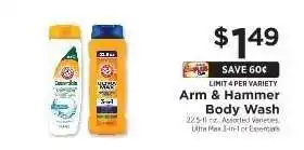 ShopRite Arm & Hammer Body Wash offer
