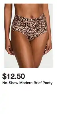 Victoria's Secret No-Show Modern Brief Panty offer