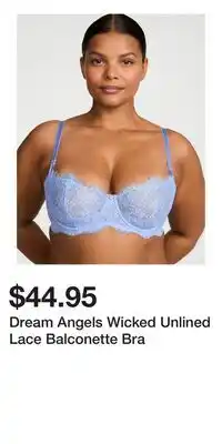 Victoria's Secret Dream Angels Wicked Unlined Lace Balconette Bra offer