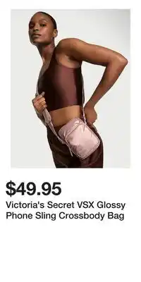 Victoria's Secret Victoria's Secret VSX Glossy Phone Sling Crossbody Bag offer