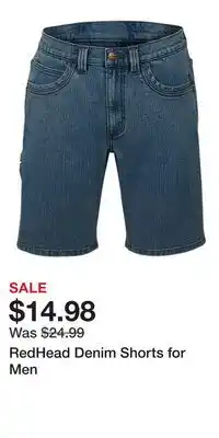 Cabela's RedHead Denim Shorts for Men offer