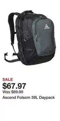 Cabela's Ascend Folsom 39L Daypack offer