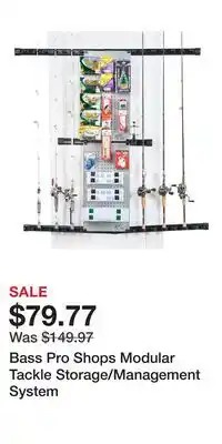 Cabela's Bass Pro Shops Modular Tackle Storage/Management System offer