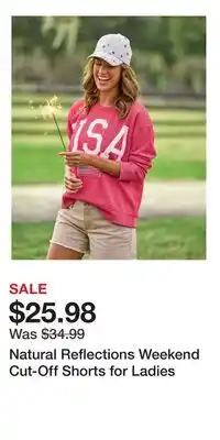Cabela's Natural Reflections Weekend Cut-Off Shorts for Ladies offer