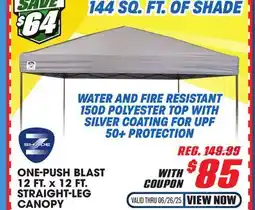 Big 5 E-Z UP Regency 10' x 10' Straight Leg Canopy with Side Wall and 4 Weight Bags offer