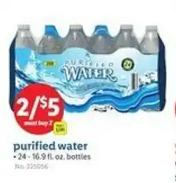 Lidl Purified water offer
