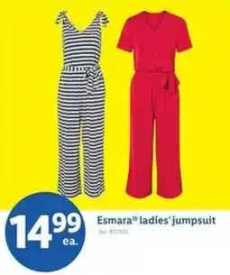 Lidl Esmara ladies jumpsuit offer
