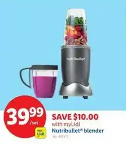 Lidl Nutribullet blender offer