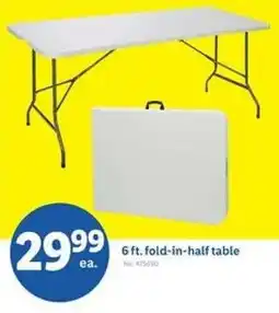 Lidl Fold-in-half table offer