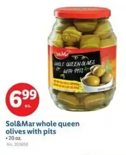 Lidl Sol&Mar whole queen olives with pits offer