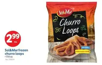 Lidl Sol&Mar frozen churro loops offer