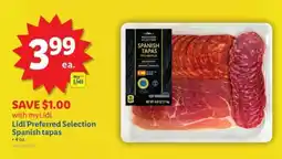 Lidl Lidl preferred selection spanish tapas offer