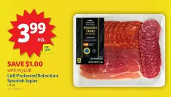 Lidl Lidl preferred selection spanish tapas offer