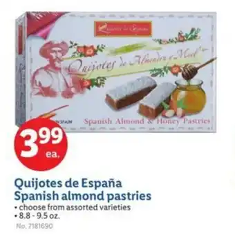 Lidl Quijotes de España Spanish almond pastries offer