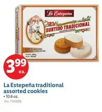 Lidl La Estepeña traditional assorted cookies offer