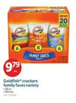 Lidl Goldfish crackers family faves variety offer