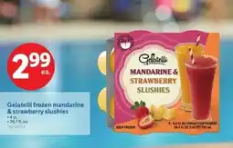 Lidl Gelatelli frozen mandarine & strawberry slushies offer