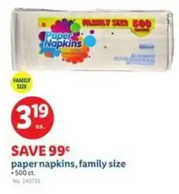 Lidl Paper napkins, family size offer