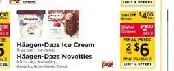 ShopRite Häagen Dazs Ice Cream offer