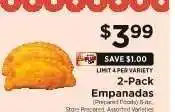 ShopRite 2-Pack Empanadas offer