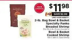 ShopRite Bowl & Basket Shrimp offer