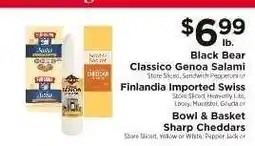 ShopRite Black Bear Classico Genoa Salami offer