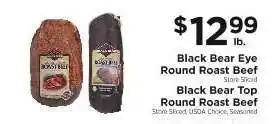 ShopRite Black Bear Roast Beef offer