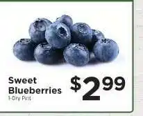 ShopRite Sweet Blueberries offer