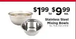 ShopRite Stainless Steel Mixing Bowls offer