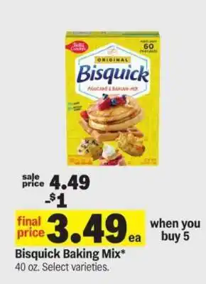 Meijer Bisquick Baking Mix offer