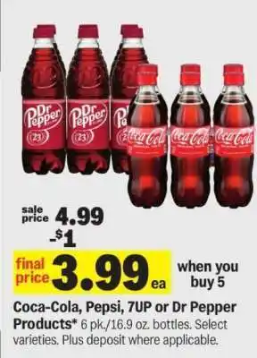 Meijer Coca-Cola, Pepsi, 7UP or Dr Pepper Products offer