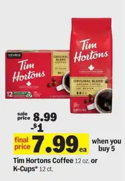 Meijer Tim Hortons Coffee offer