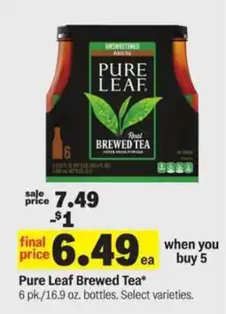 Meijer Pure Leaf Brewed Tea offer