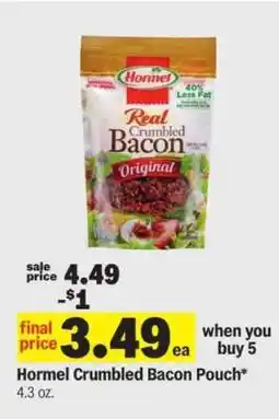 Meijer Hormel Crumbled Bacon Pouch offer
