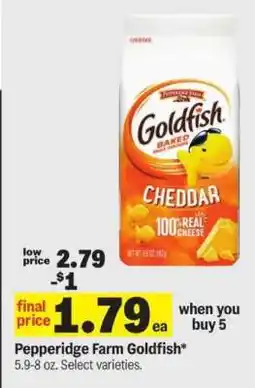 Meijer Pepperidge Farm Goldfish offer