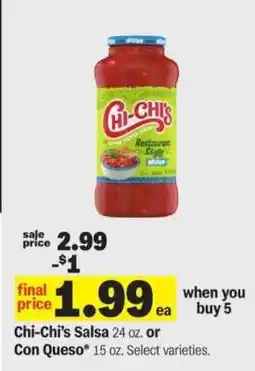 Meijer Chi-Chi’s Salsa or Con Queso offer