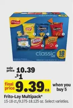 Meijer Frito-Lay Multipack offer
