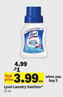 Meijer Lysol Laundry Sanitizer offer