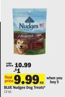 Meijer Blue Nudges Dog Treats offer