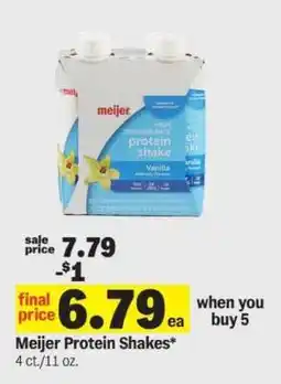 Meijer Meijer Protein Shakes offer